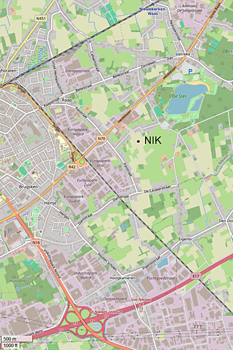 map NIK